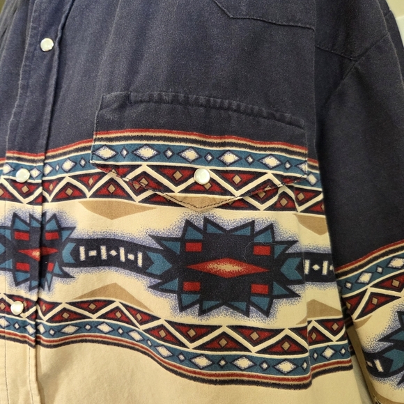 Ash Creek Trading Vintage Men's Western Shirt Sfizr XXL no Size Tag - Picture 4 of 5